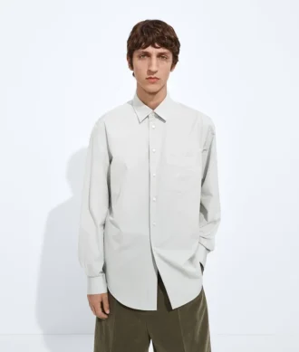 Camisa de popelín de algodón