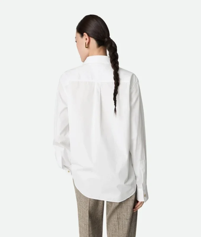 Camisa de popelín de algodón