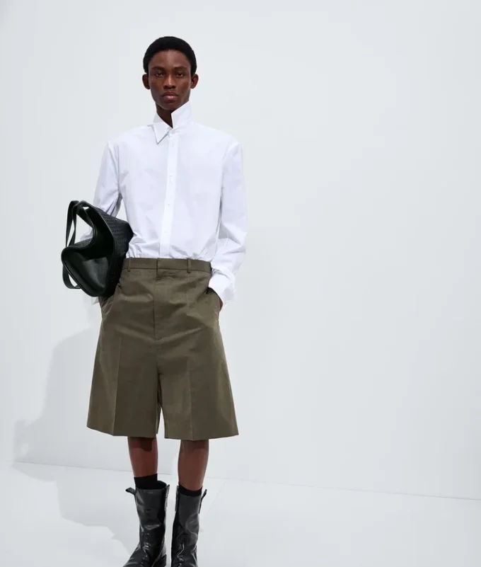 Camisa de popelín de algodón