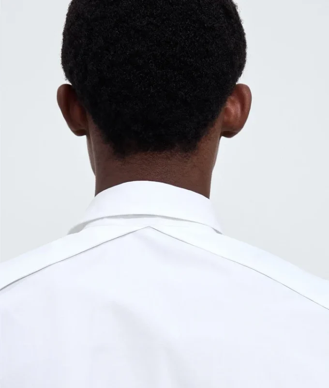 Camisa de popelín de algodón