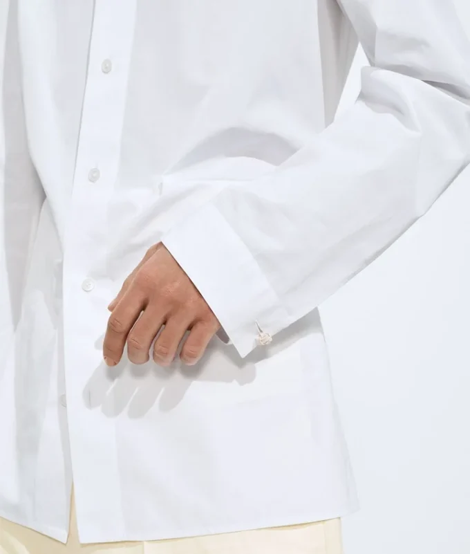 Camisa de popelín de algodón