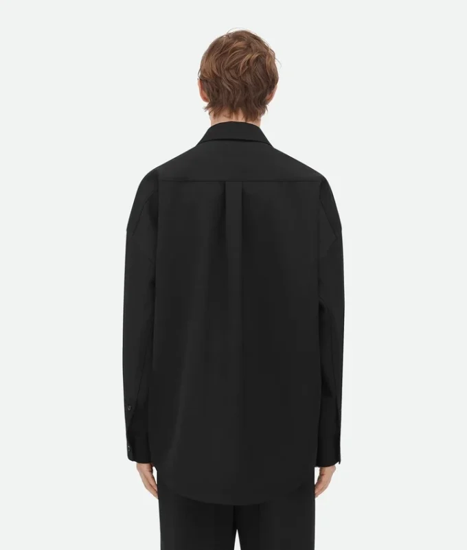 Camisa de sarga de lana