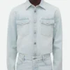 Camisa oversize de denim extra decolorado