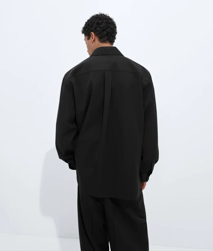 Camisa oversize de lana Grain De Poudre