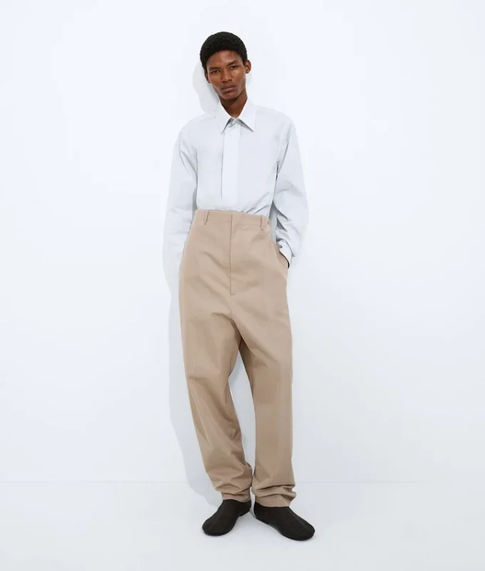 Camisas de popelín de algodón a rayas