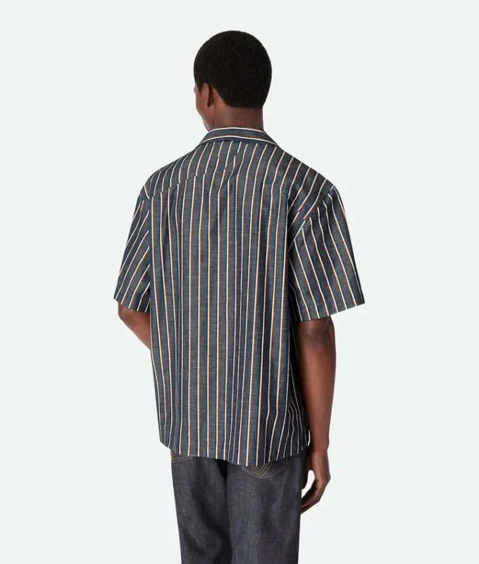 Camisas de rayas de algodón y lino