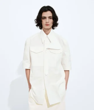 Camisas de toile de algodón compactas