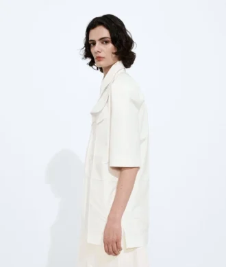 Camisas de toile de algodón compactas