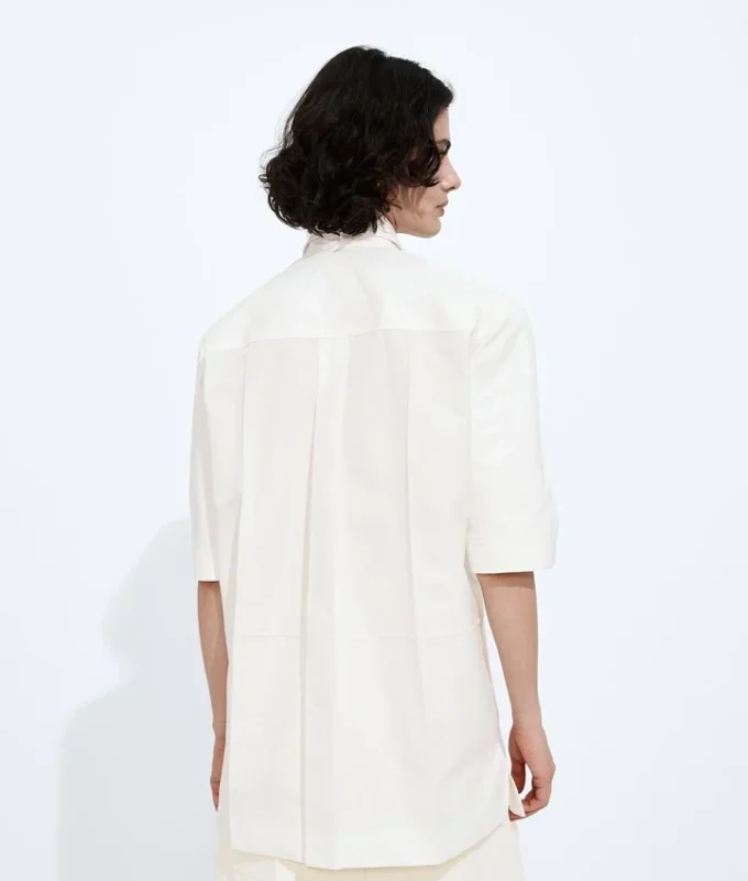 Camisas de toile de algodón compactas