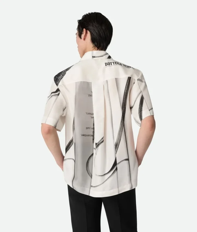 Camisas estampadas de seda