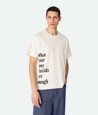 Camiseta de jersey de algodón estampado