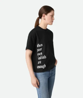 Camiseta de jersey de algodón estampado