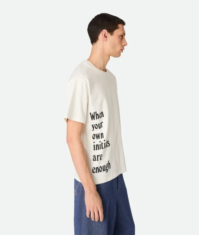 Camiseta de jersey de algodón estampado