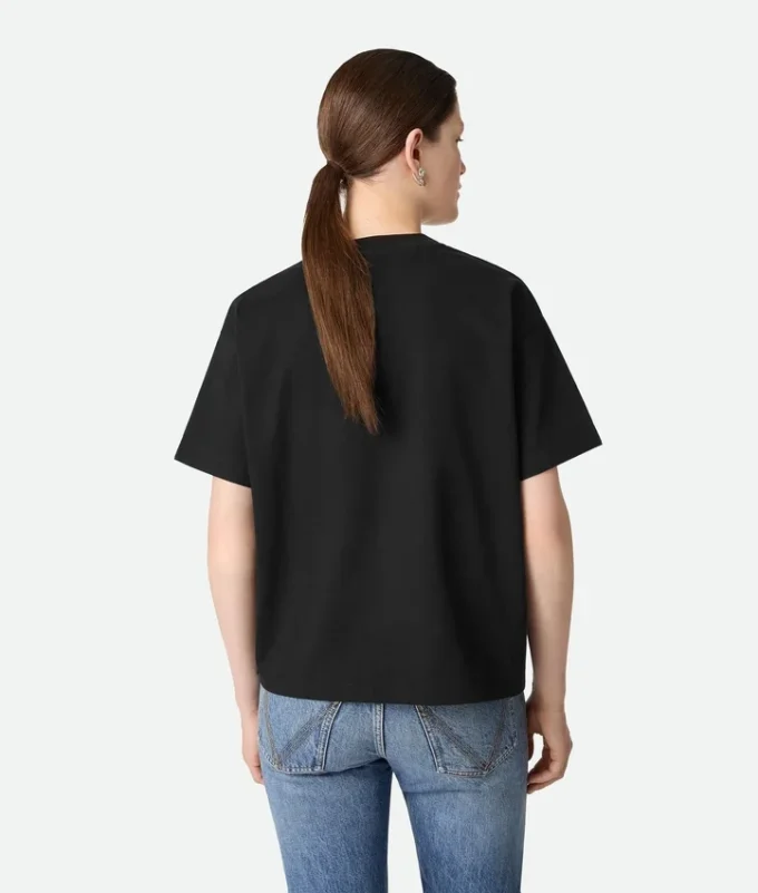 Camiseta de jersey de algodón estampado