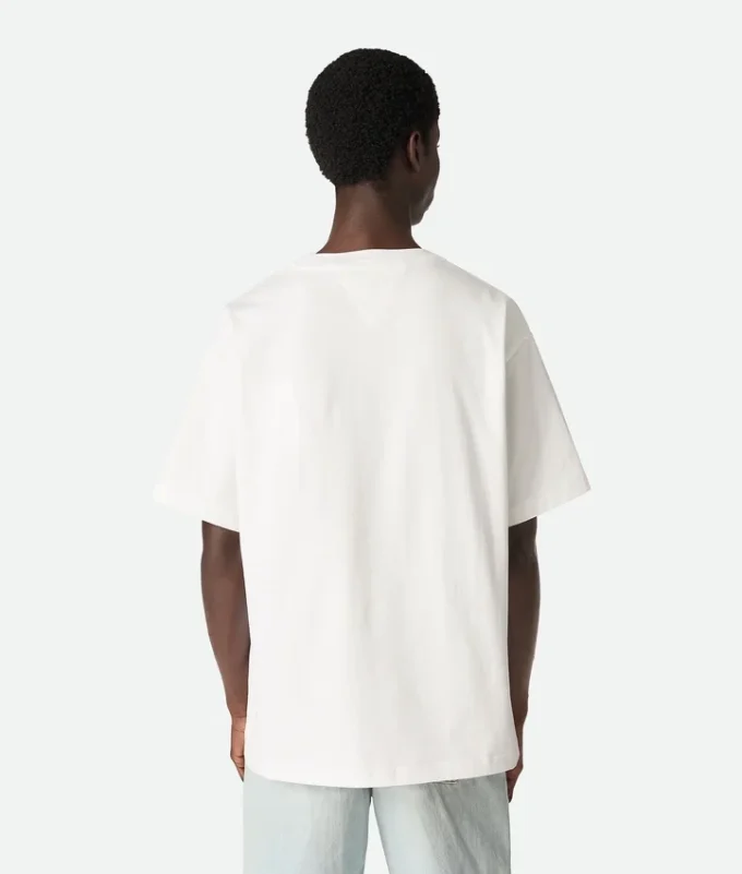 Camiseta de jersey de algodón estampado