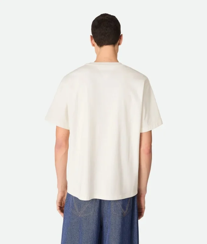 Camiseta de jersey de algodón estampado