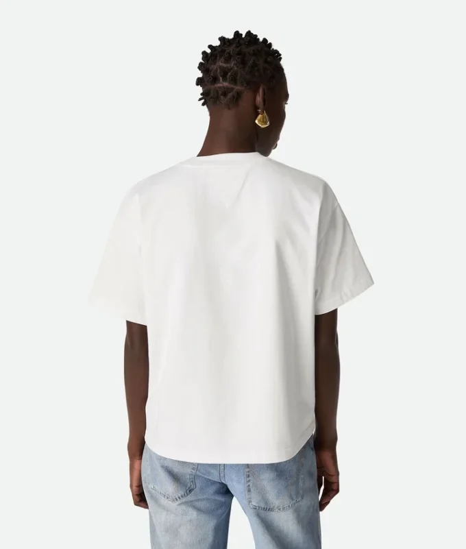 Camiseta de jersey de algodón estampado