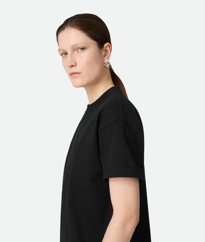 Camiseta de jersey de algodón estampado