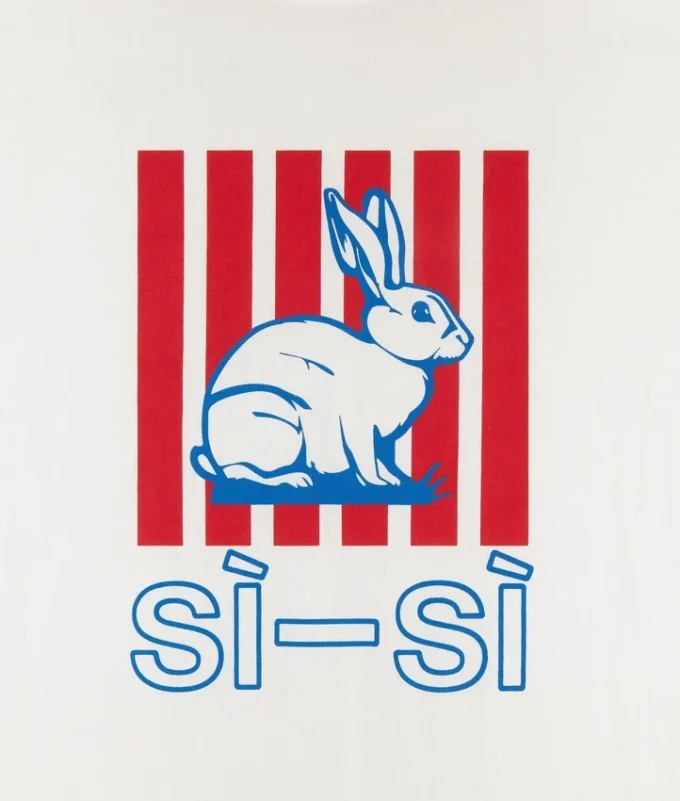 Camiseta de jersey de algodón estampado