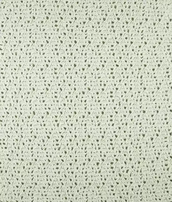 Camiseta de punto de ganchillo de algodón