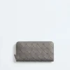 Cartera con cremallera Intrecciata