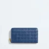 Cartera con cremallera Intrecciata