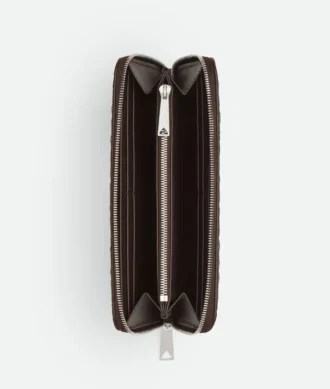 Cartera con cremallera Intrecciata