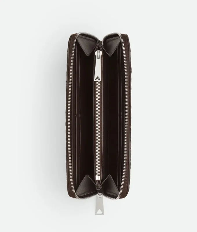 Cartera con cremallera Intrecciata