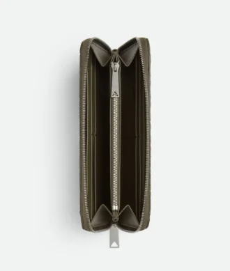 Cartera con cremallera Intrecciata