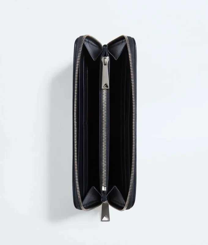 Cartera con cremallera Intrecciata