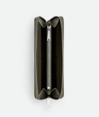 Cartera con cremallera Intrecciata