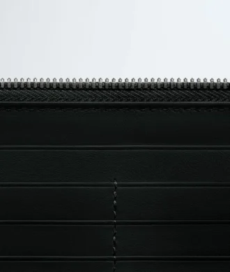 Cartera con cremallera Intrecciata