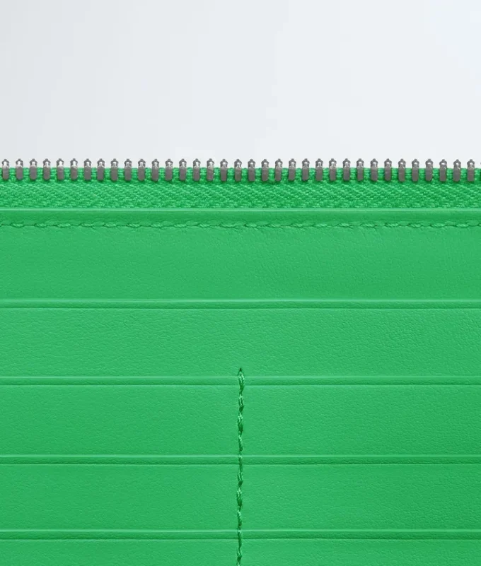 Cartera con cremallera Intrecciata