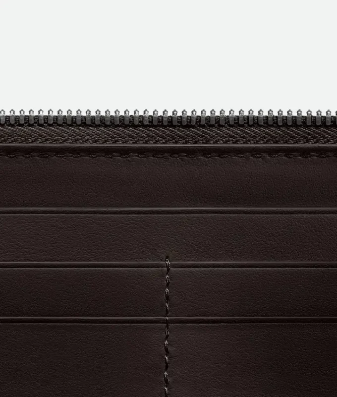 Cartera con cremallera Intrecciata