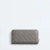 Cartera con cremallera Intrecciata