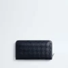 Cartera con cremallera Intrecciata