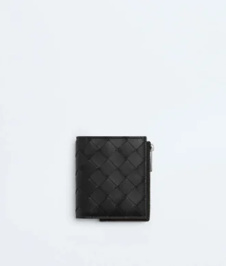 Cartera doble con cremallera Intrecciato