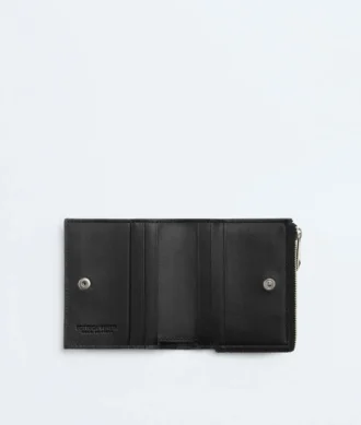 Cartera doble con cremallera Intrecciato