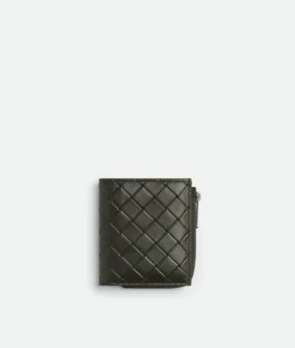 Cartera doble con estampado Intrecciato