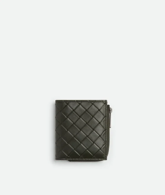 Cartera doble con estampado Intrecciato
