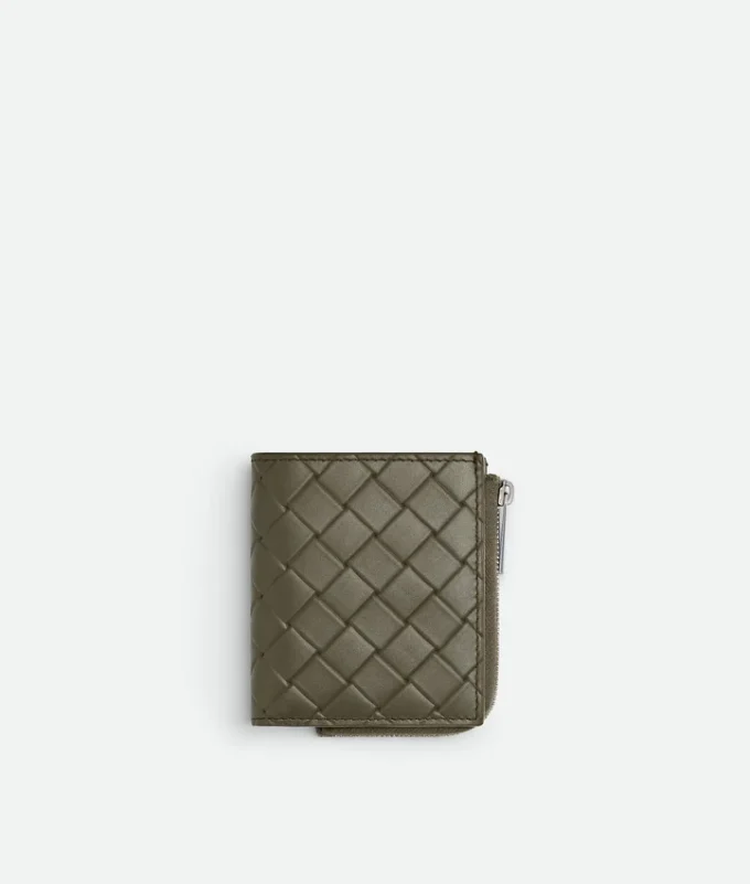 Cartera doble con estampado Intrecciato