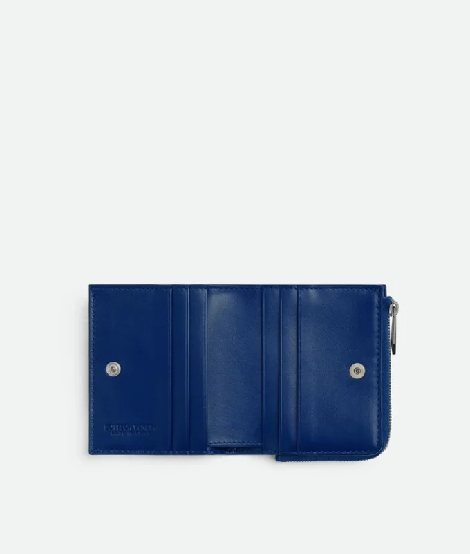 Cartera doble con estampado Intrecciato