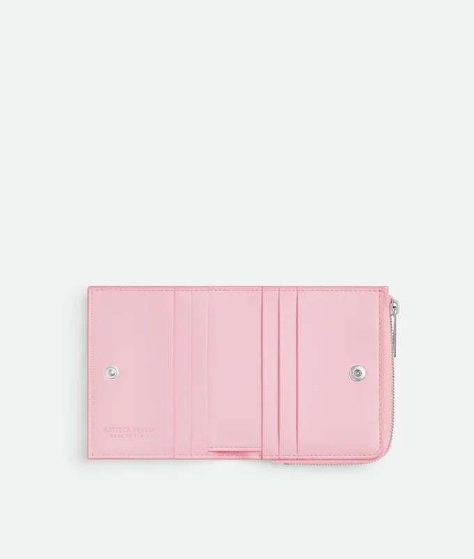 Cartera doble con estampado Intrecciato