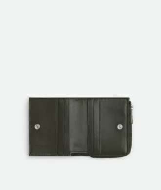 Cartera doble con estampado Intrecciato