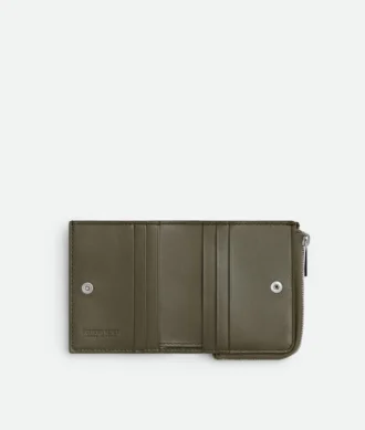 Cartera doble con estampado Intrecciato