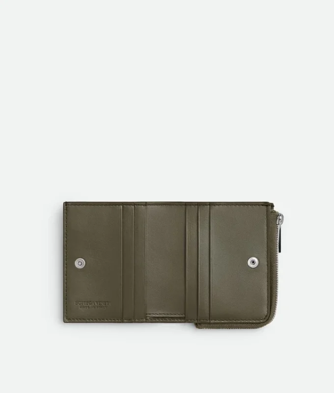 Cartera doble con estampado Intrecciato