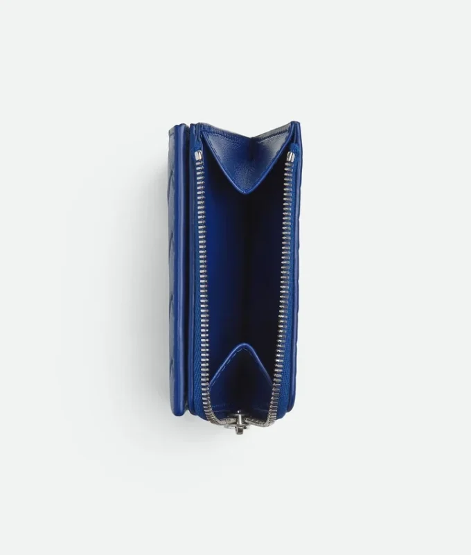 Cartera doble con estampado Intrecciato