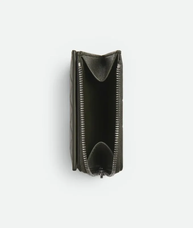 Cartera doble con estampado Intrecciato