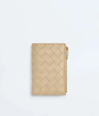 Cartera doble mediana Intrecciato