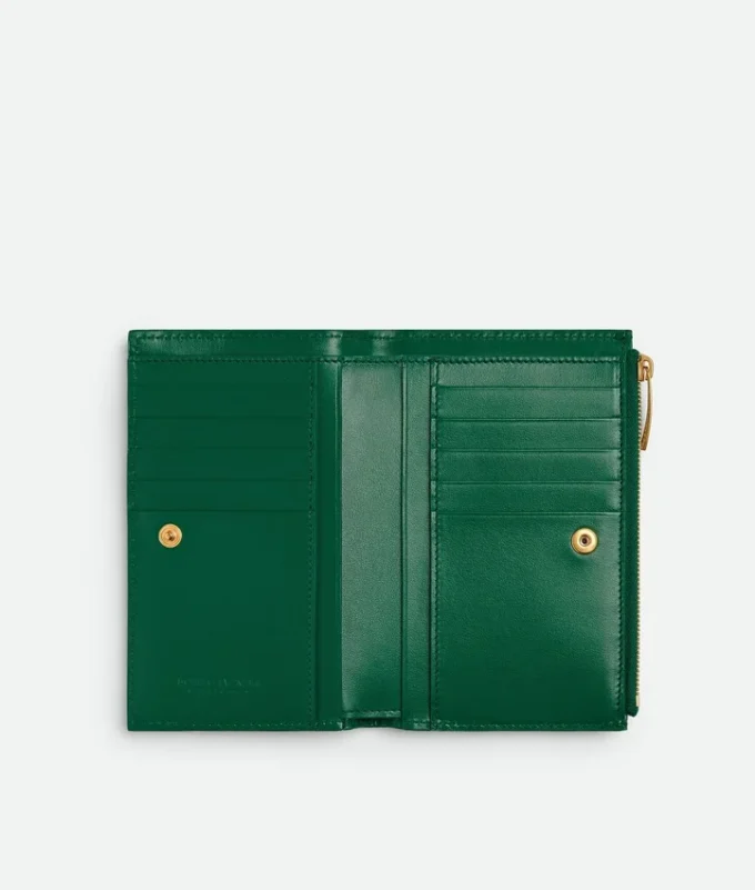 Cartera doble mediana Intrecciato